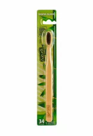 Escova Dental Biodegradável Bambu